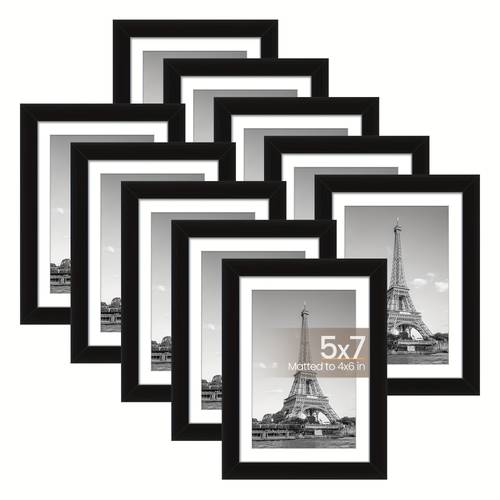 10pcs photo frame set 5x7 horizontally or used as wall decoration or table display valentines day decoration and gifts