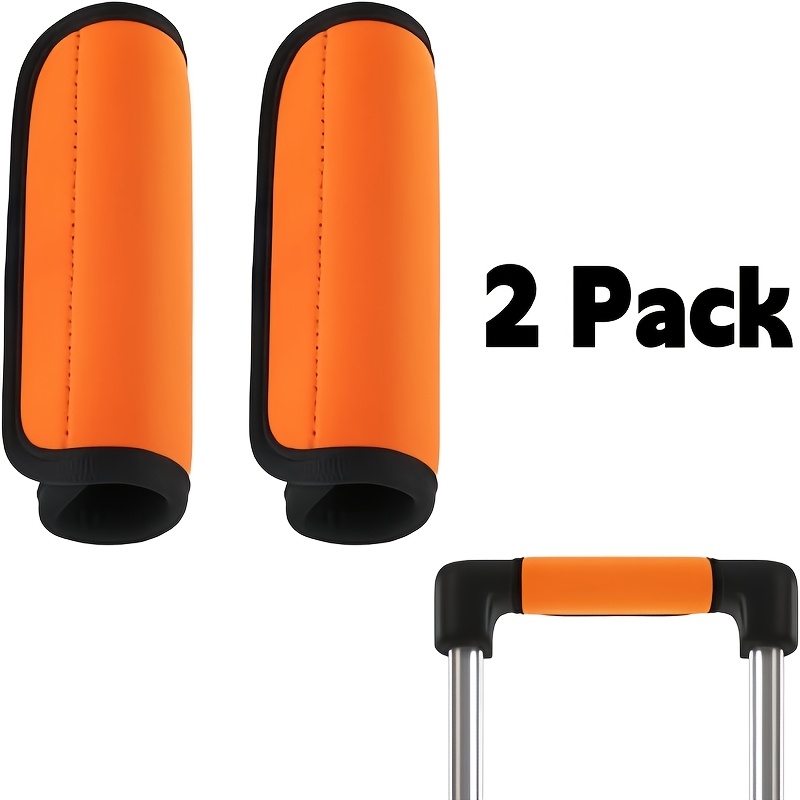 TEMU 2pack Luggage Handle Wrap For Suitcase Travel Essential Soft Luggage Identifiers For Suitcases Neoprene Material Comfortable Suitcase Handle
