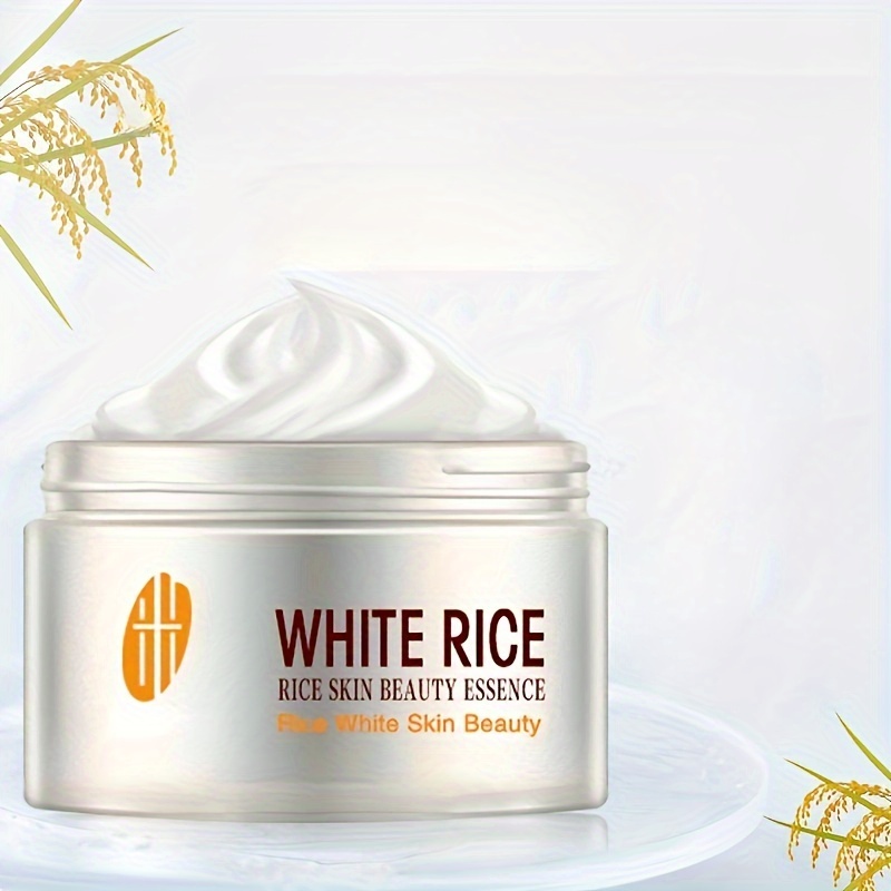 White Rice Lightening Cream Nourishing Moisturizing Facial Temu