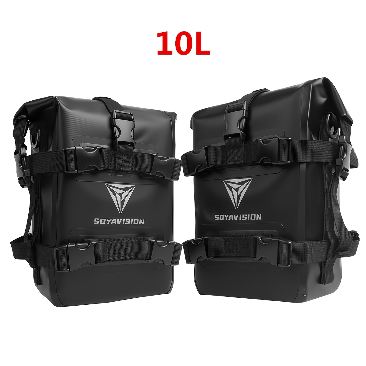 TEMU SOYAVISION Borsa Stagni Moto Barra di Protezione Antiurto Borse Moto Manubrio Laterale Posteriore Portapacchi Laterale per BMW R1200GS R1250GS