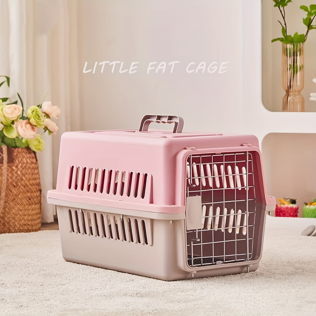 

Cat Carrier, Dog Carrier, Pet Travel Carrier Dog Travel Kennel Portable Cat Cage For Outdoor Travel