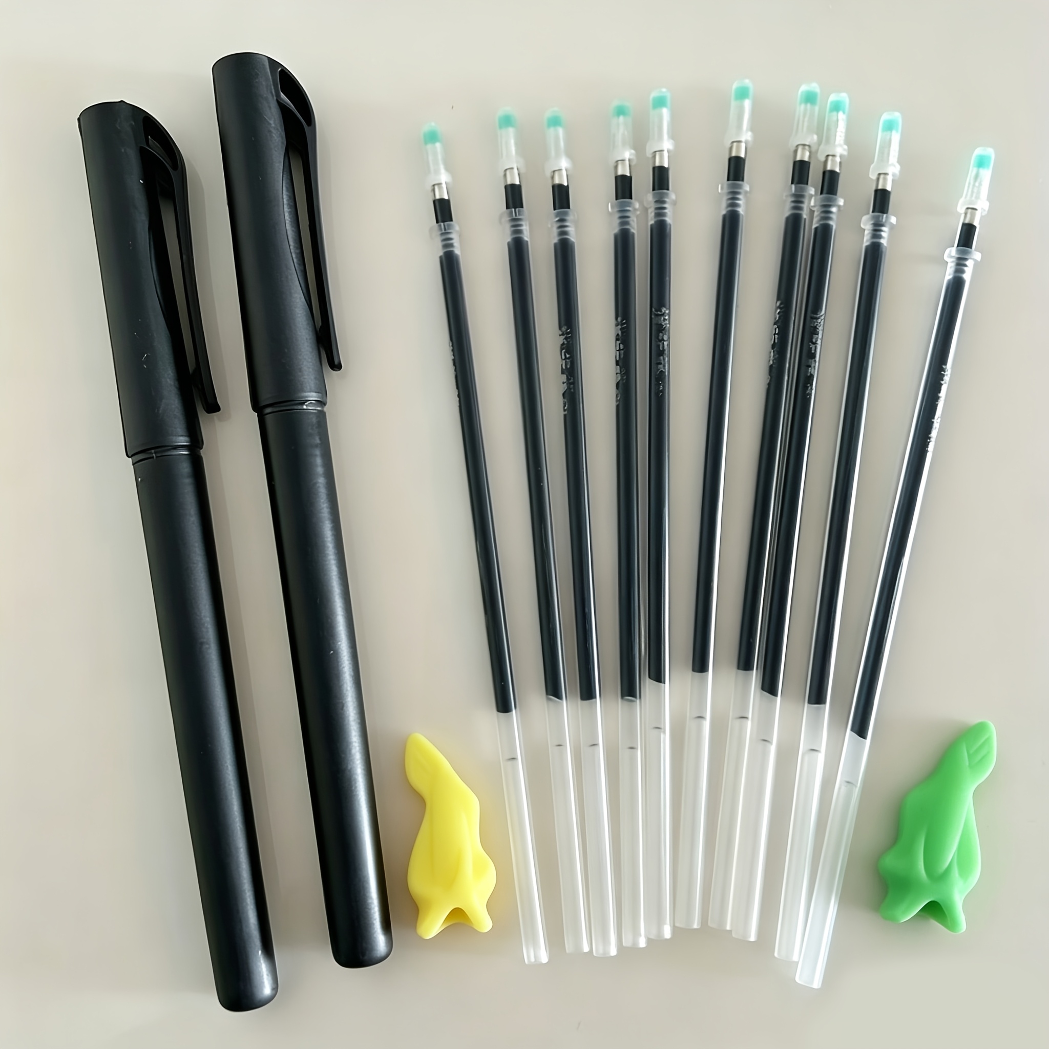 With Magic Ink Function, Suitable For Grooved Calligraphy Practice Copybooks And Tracing Books-12pcs/set (2 Pen Holders And 10 Refills) -colors Of Are Random
