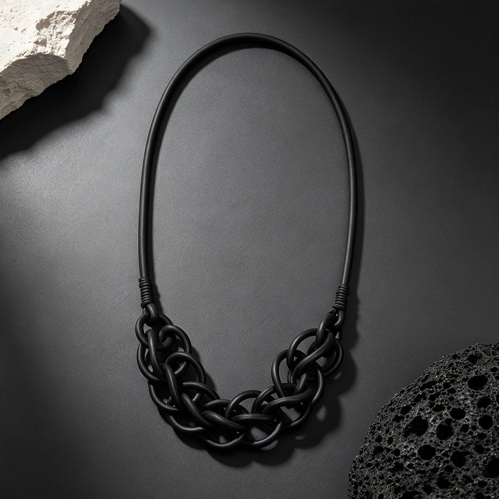 Gothic Chain Necklace, Trendy Light Luxury Statement Jewelry