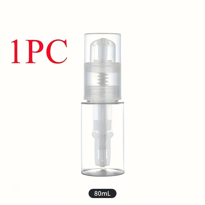 TEMU 1pc Dust Spray Bottle - Leak-proof, Unscented, Phosphate-free Plastic Dispenser For Nails, Hair, Fiber Applications - Travel Accessory,