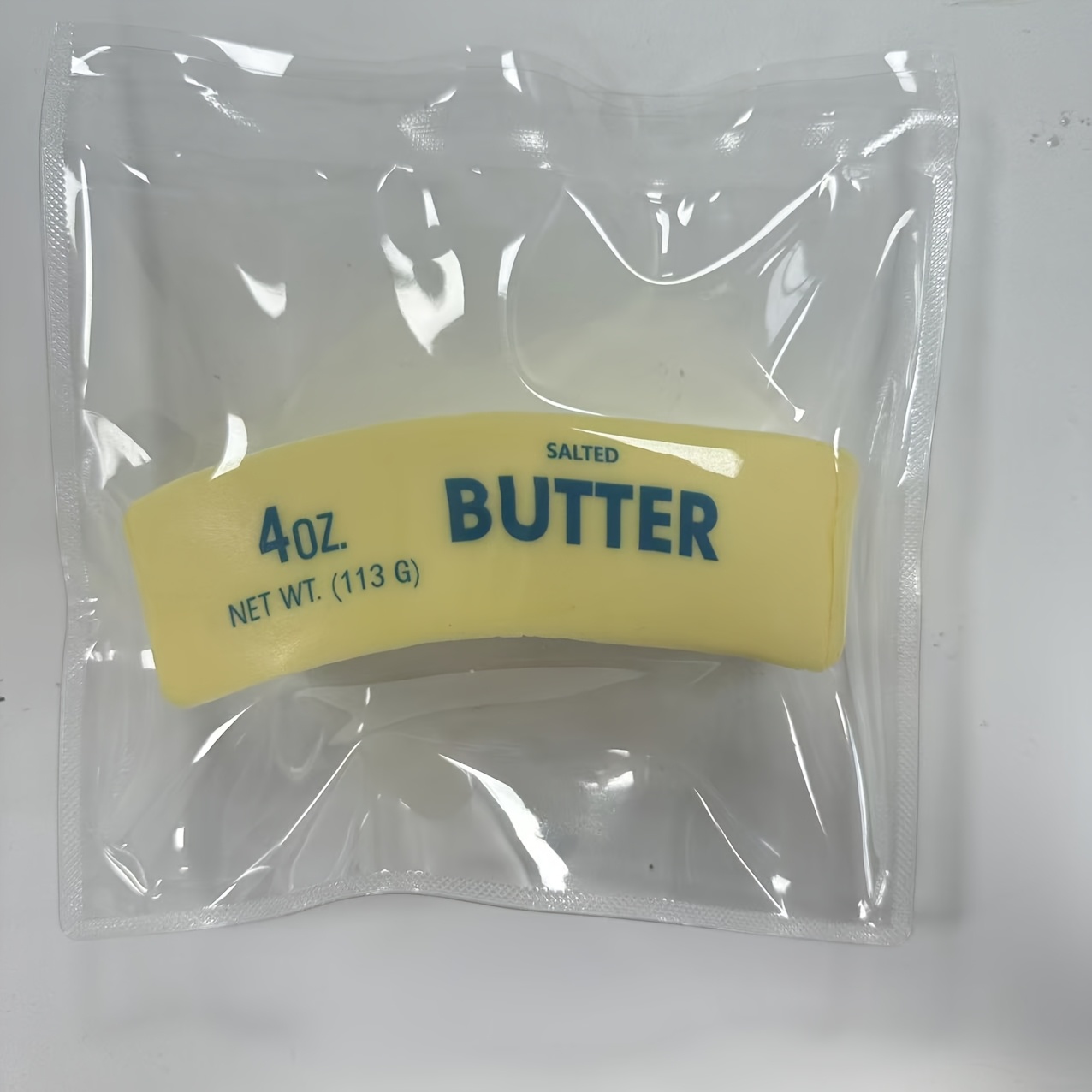1pc Oblong Butter Bread Squeeze Toy, For Kneading And Squeezing, A Fun And Experience. This Toy Features A Slow-release Design, Exuding A Fragrance