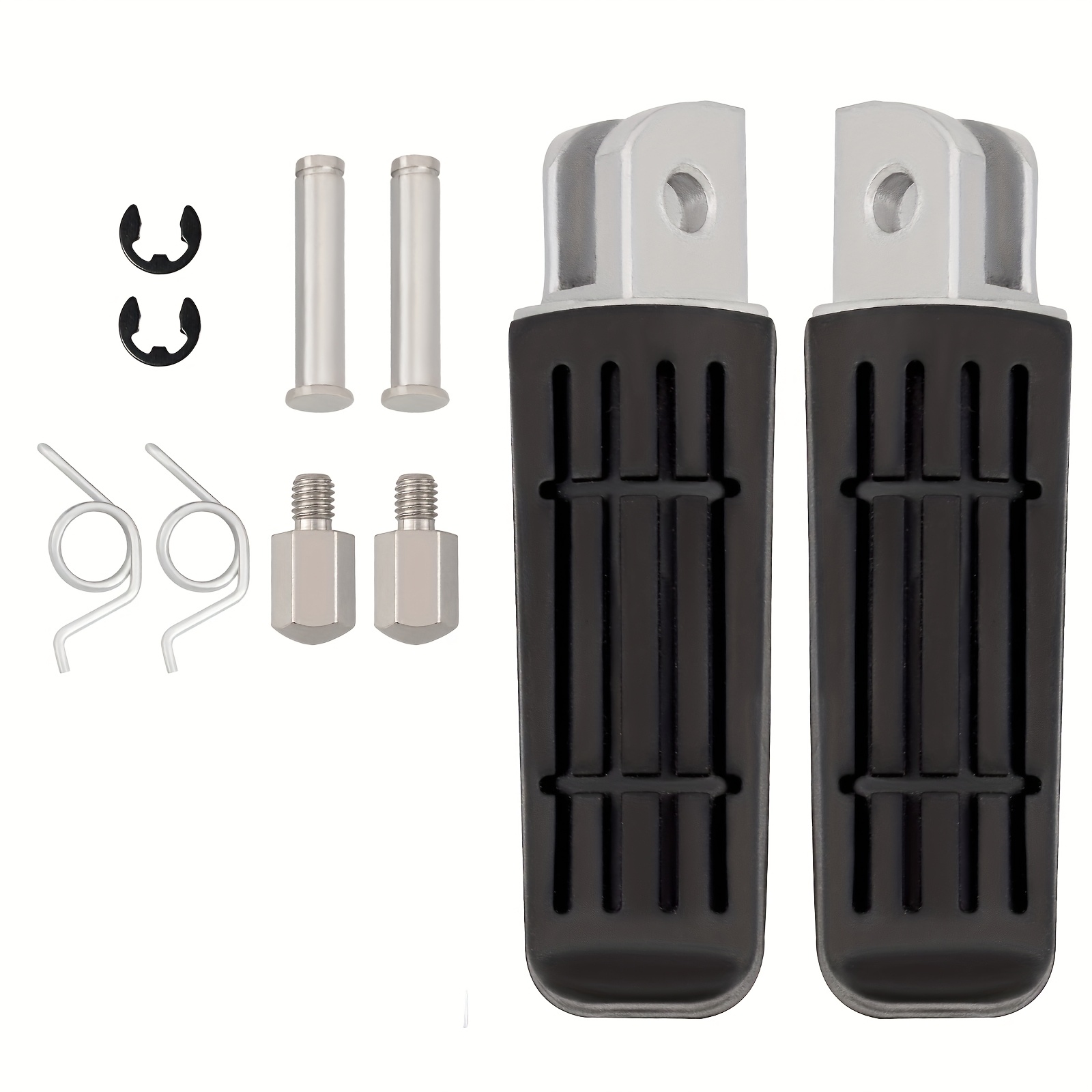 TEMU Front Rear Footrest Motorcycle Highway Foot Pegs Pedal For Fz1 Yzf 1000 R1 R6 Fz6 Xj 600 Tdm 900 Fjr 1300 Fzs 600 Fzr 600
