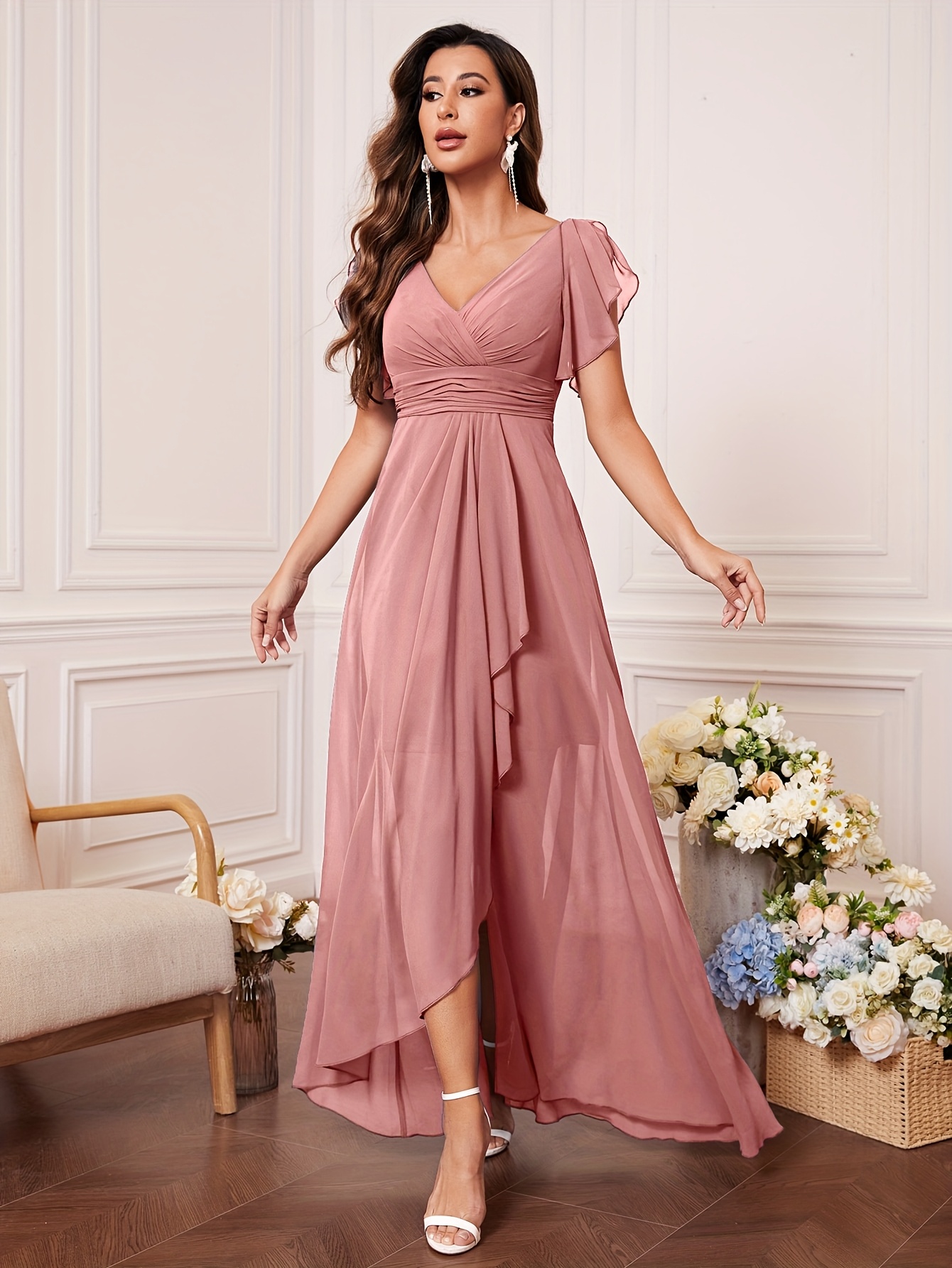 strapless open back dress Harper Mini Dress