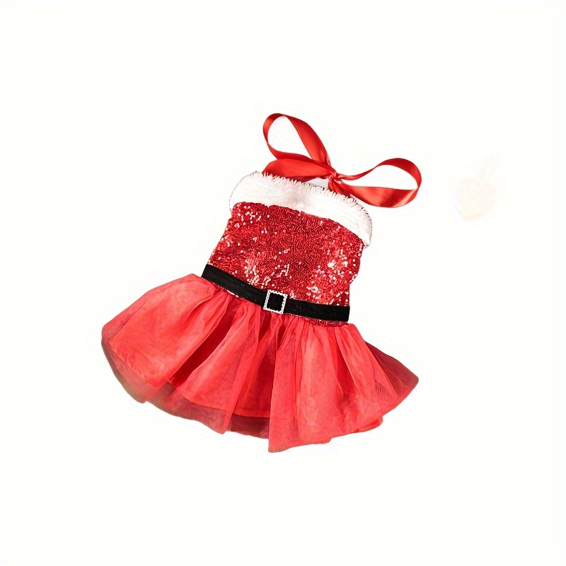 white christmas dresses Retro Dog main image 0