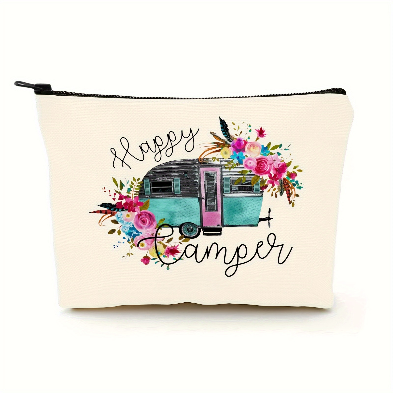 

Camper Accessories For Travel Makeup Bag, Gifts For Camper Camp Retro Camping Decorations