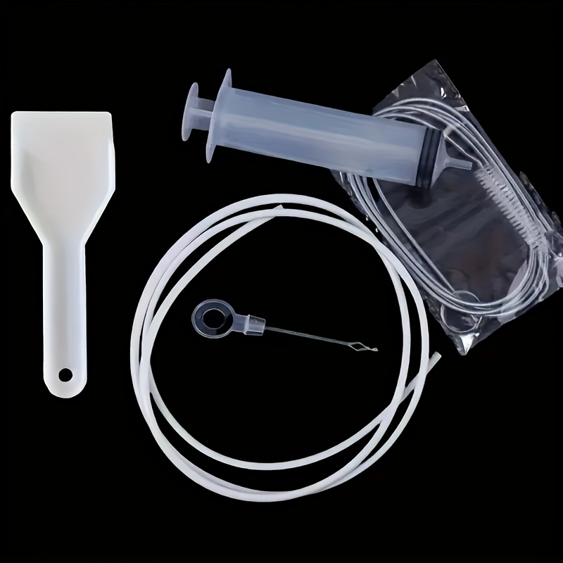 5pcs Refrigerator Drain Hole Cleaner Set ? Easy Unclogging Tools with Measurement Markings, Keeps Your Fridge Fresh and Clean