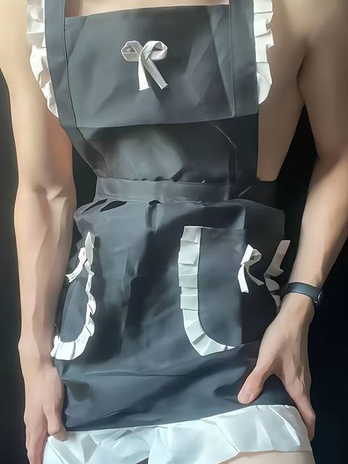 Men S Cosplay Kit| Fun Apron Design| Fit, Lightweight, Breathable| Themed Parties And Atmosphere Dress Up| Holiday Gifts And Intimate Scene Dressing