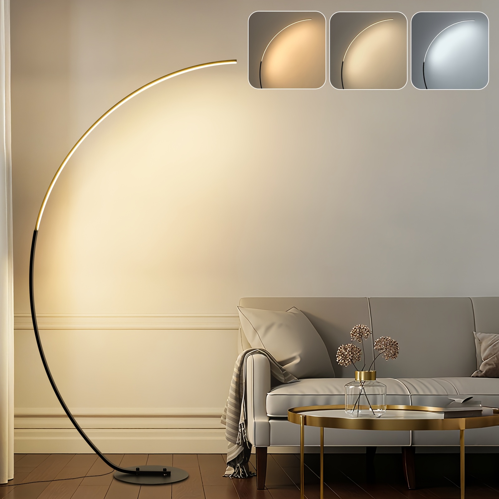 Room Floor Lamp, Led Floor Lamp Standing Lamp Corner Floor Lamp For Bedroom, Office And Living Room