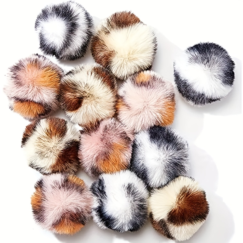 

3-pack Plush Cat Toy Balls - Interactive Fuzz Balls With Pattern For - Soft, No Batteries Needed