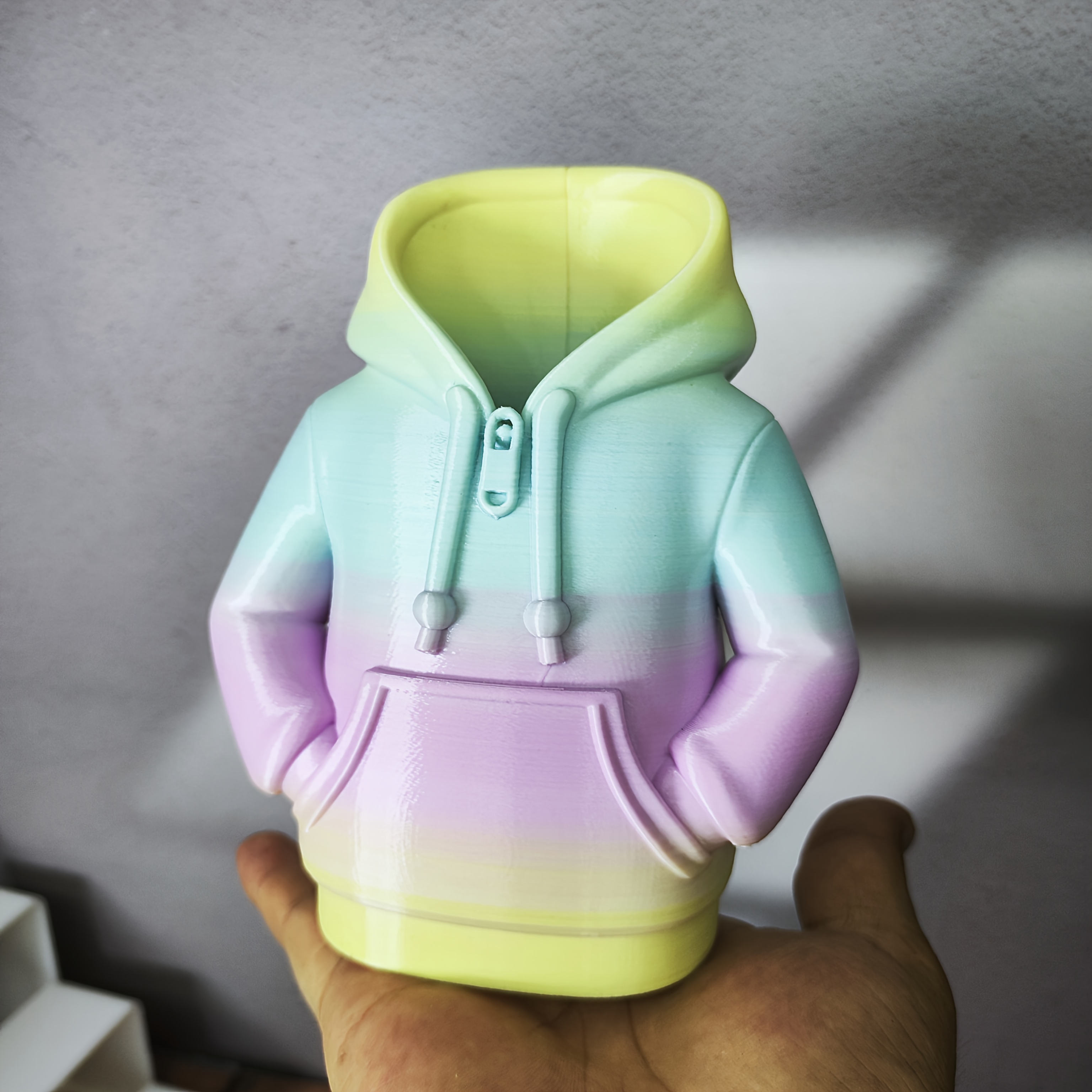Hoodie Pen Holder - 3d Printed, Creative Desktop Organizer, Trendy Pen Container Ornament, Student/office Desk Decoration, Unique-shaped Gift.