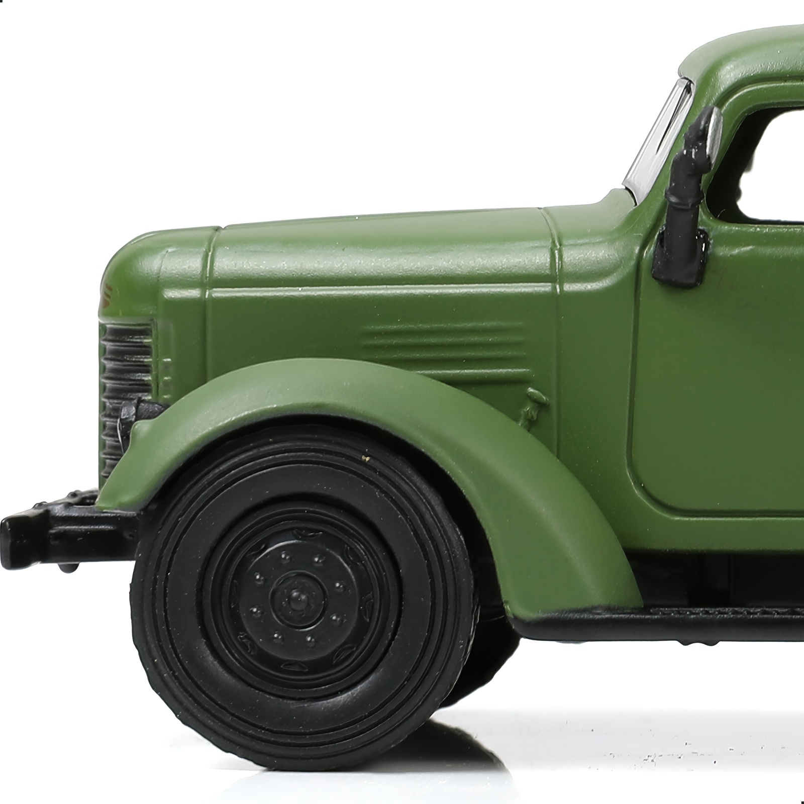 Scale Diecast Military Truck Model - Metal Alloy Green Army Cargo 