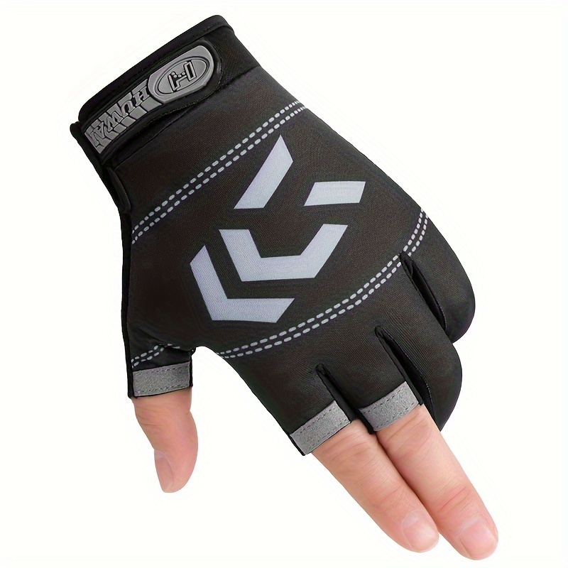 Goture Fingerless Fishing Gloves Summer UV Protection Half Finger Gloves  for Fishing, Boating Hiking Cycling for Men and Women