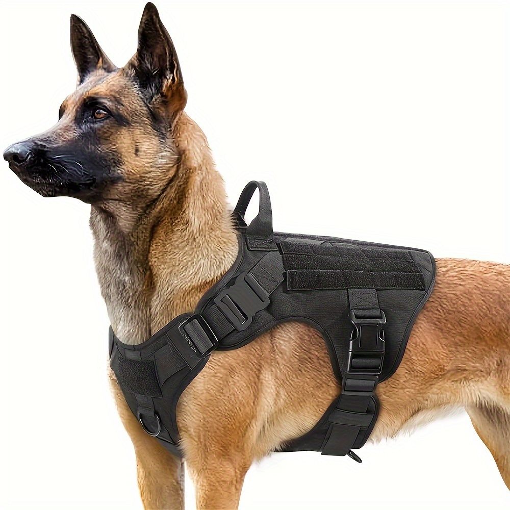 Tactical Dog Vest in Action