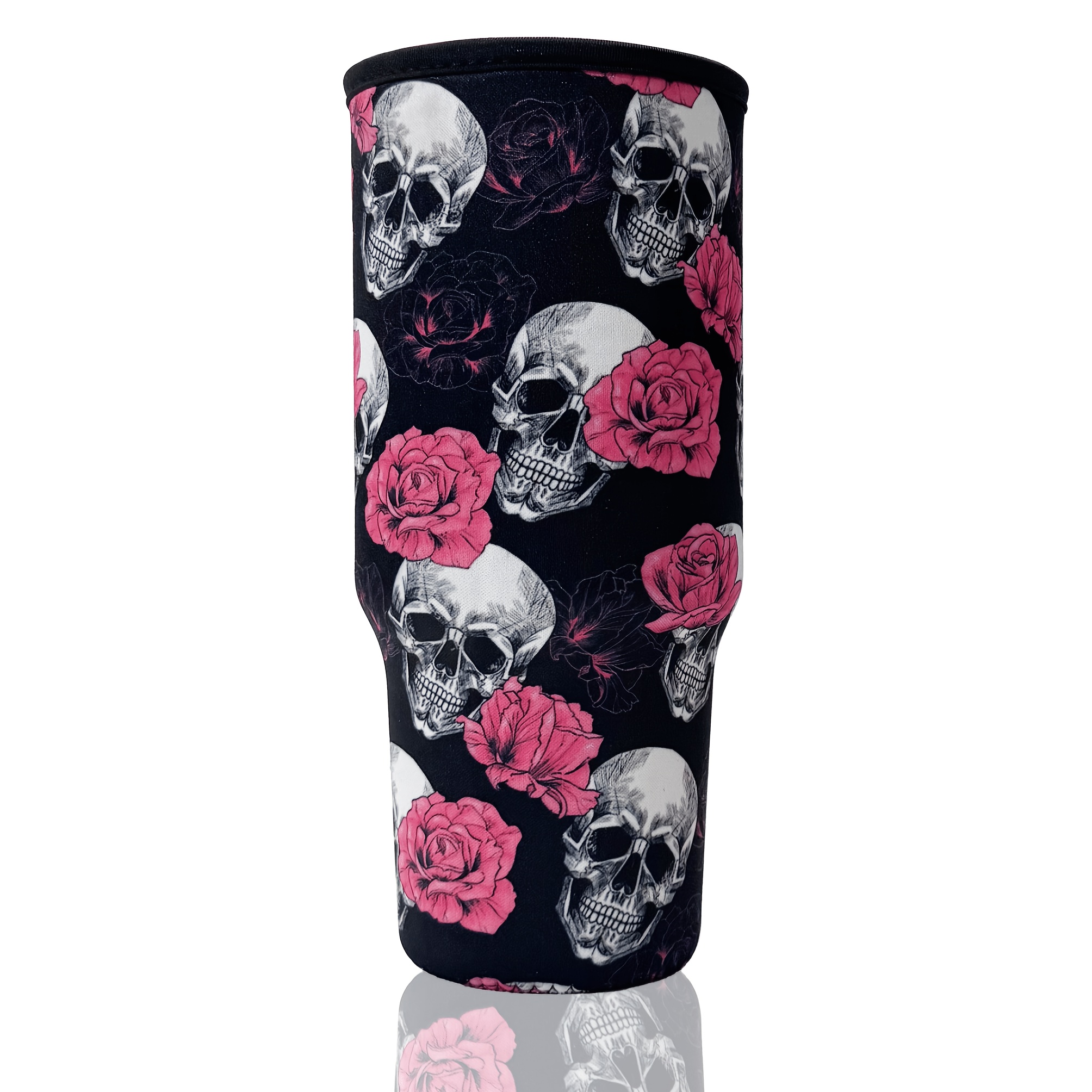 TEMU 1pc 40oz Tumbler Sleeve - Scratch-resistant Anti-slip Water Bottle Cover Protection Pullover Pattern