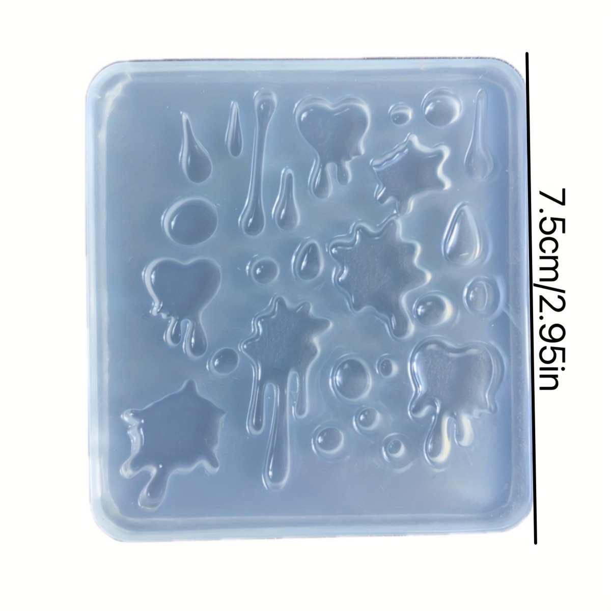 Silicone Mold for Resin: Jewelry Casting Supplies - Rectangular Shape