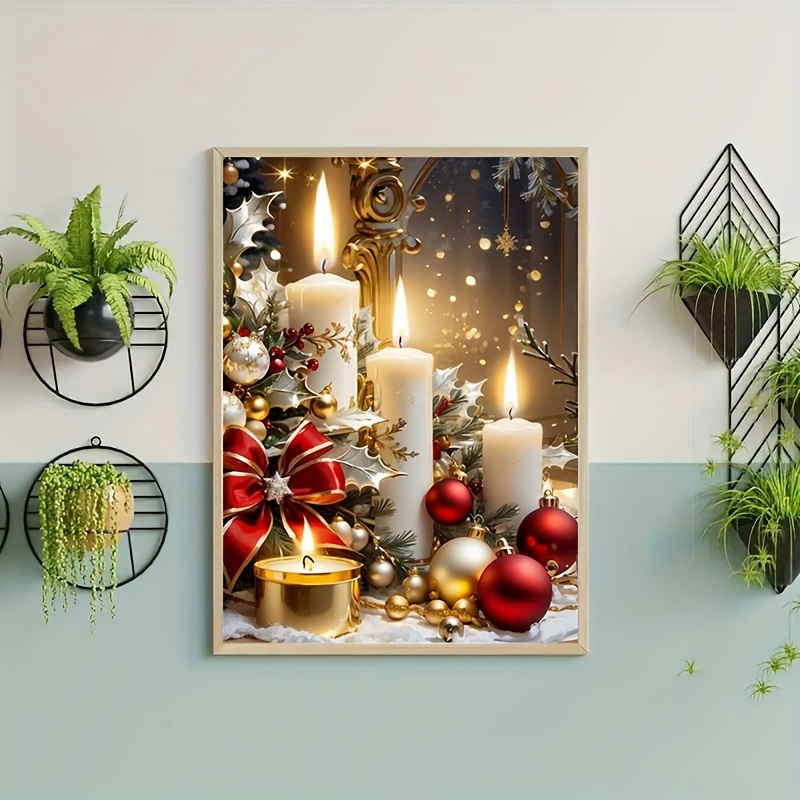 

Christmas 5d Kit - Diy Art, Diamonds On , For Adults &