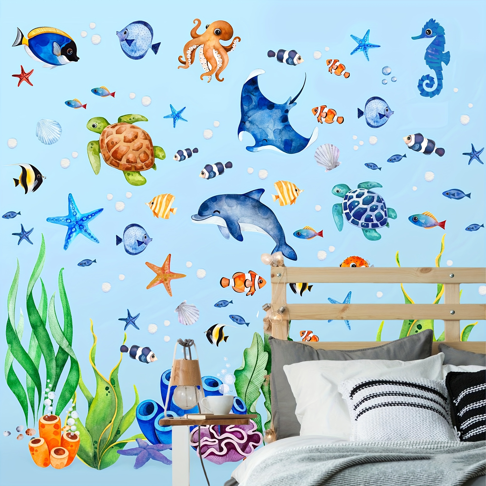Of To Your Home With This Adorable Fish Wall Decal Sticker!