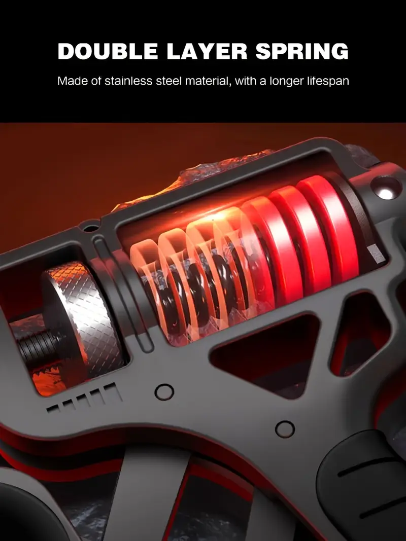 hand grip strengthener trainer with adjustable 11 363lbs 5 165kg forearm hand grip strength exerciser for muscle building Product details 5