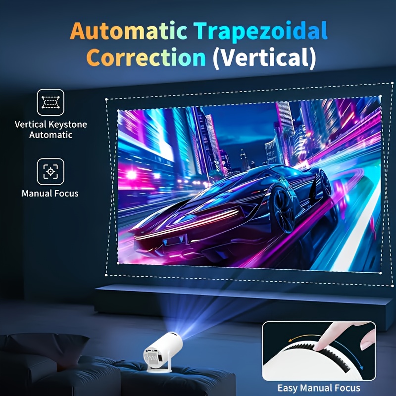  projector wifi6 11 system 1024 600 resolution portable mini full hd wireless display projector Product details 7