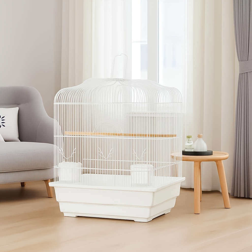 Image of Bird Cage, Portable Birdcage, 20.5 × 18.1 × 14.2 Inch Travel Carrier