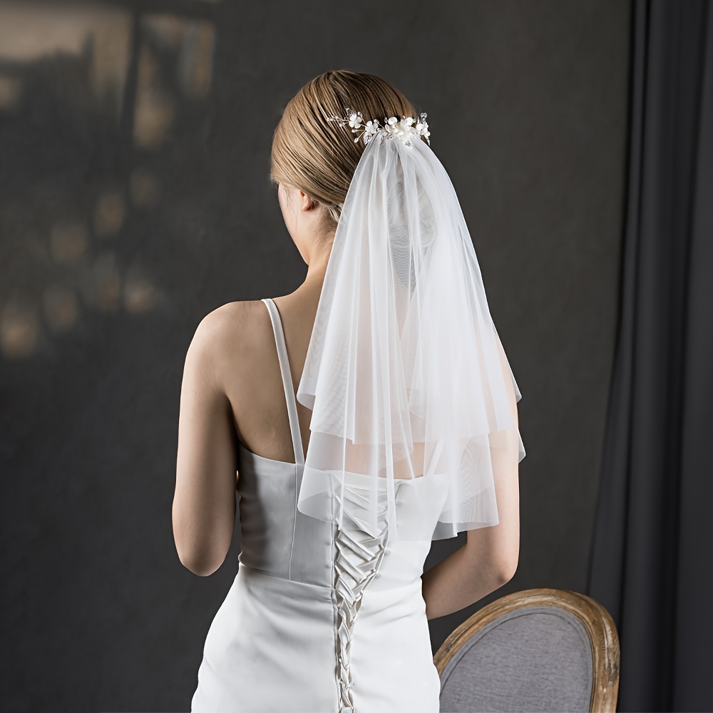 Pelo Corto Arreglos Para El Cabello De Novias Velos Novia