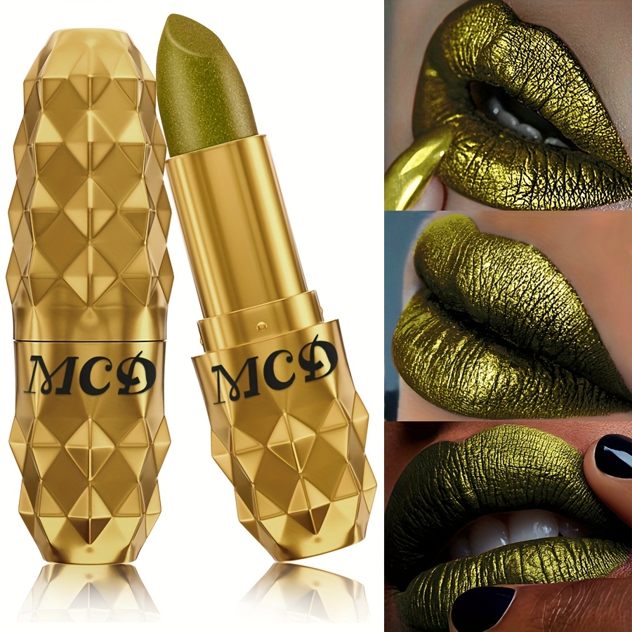 Image of Long-lasting Lipstick For 24 Hours, Waterproof Lipstick For Women, Elegant For Spring And Summer, Makeup For Lips, Color-resistant, Travel-friendly Makeup, Lightweight, Pearlescent, And Sparkly