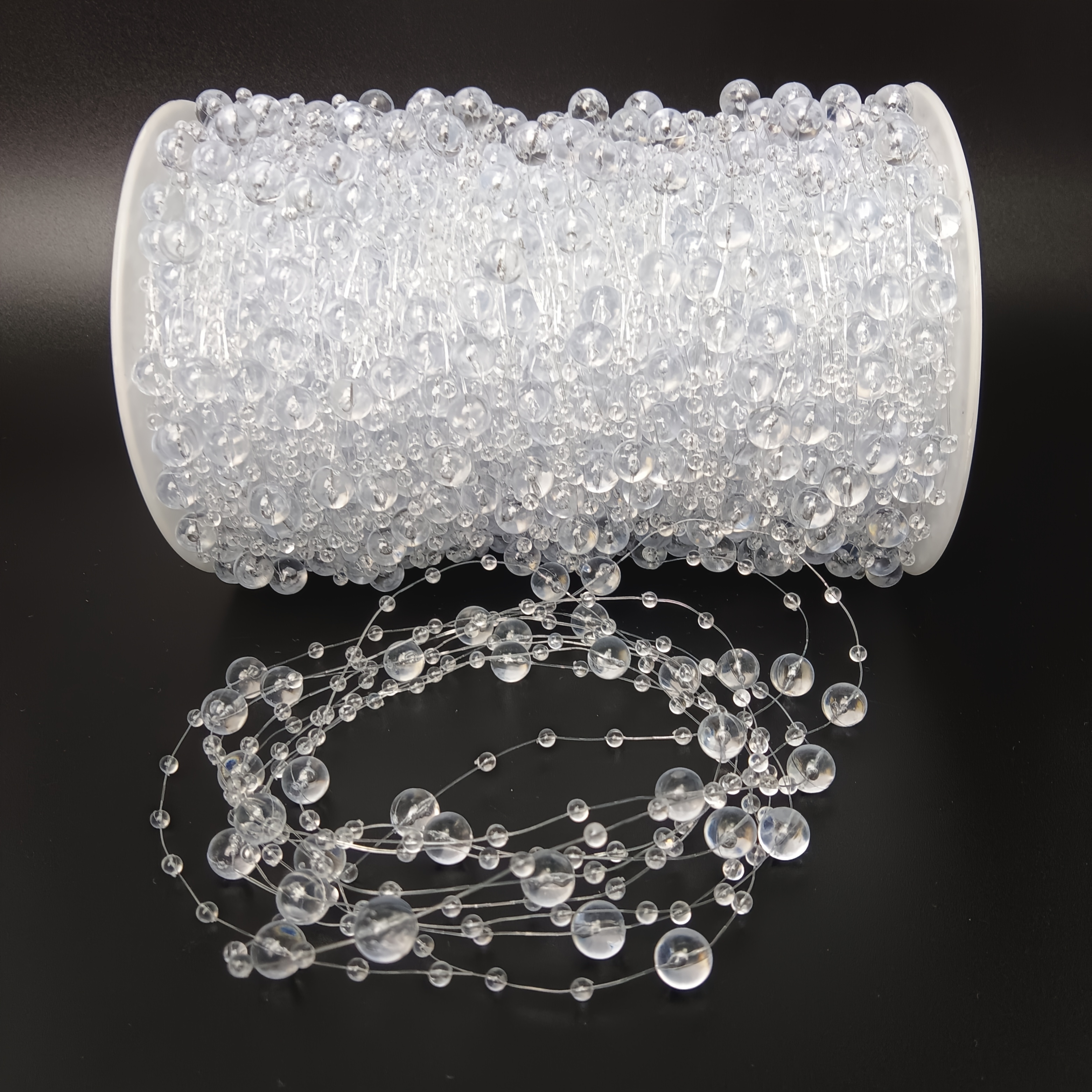 5 meter/196 8 tum 8+3 fiskelinje transparent stjärnpärlkedja - Temu Sweden