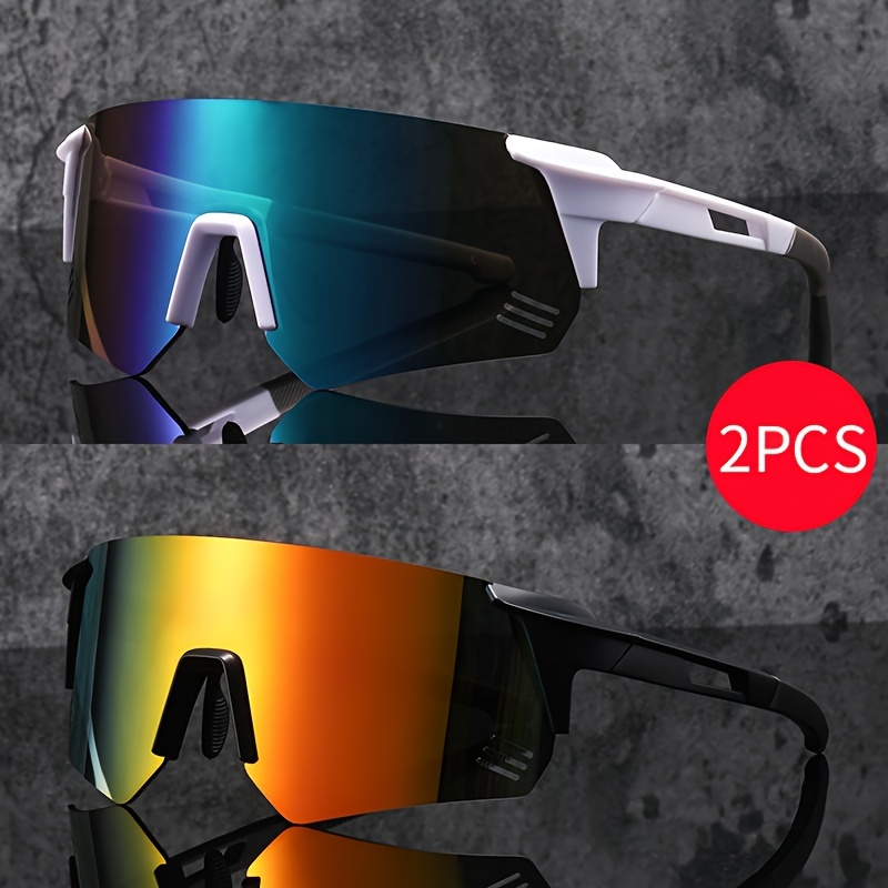 

2pcs Bike Cycling Glasses, Mtb Mountain Bike Cycling Glasses, Outdoor Bicycle Racing Sports Glasses, Fishing Eyewear