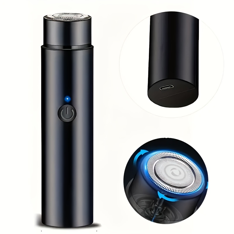 Alternative view of Afeitadora Eléctrica Rotativa para Hombres, Diseño Ultracompacto y Portátil, Nuevo Sistema de Cuchillas, Motor…