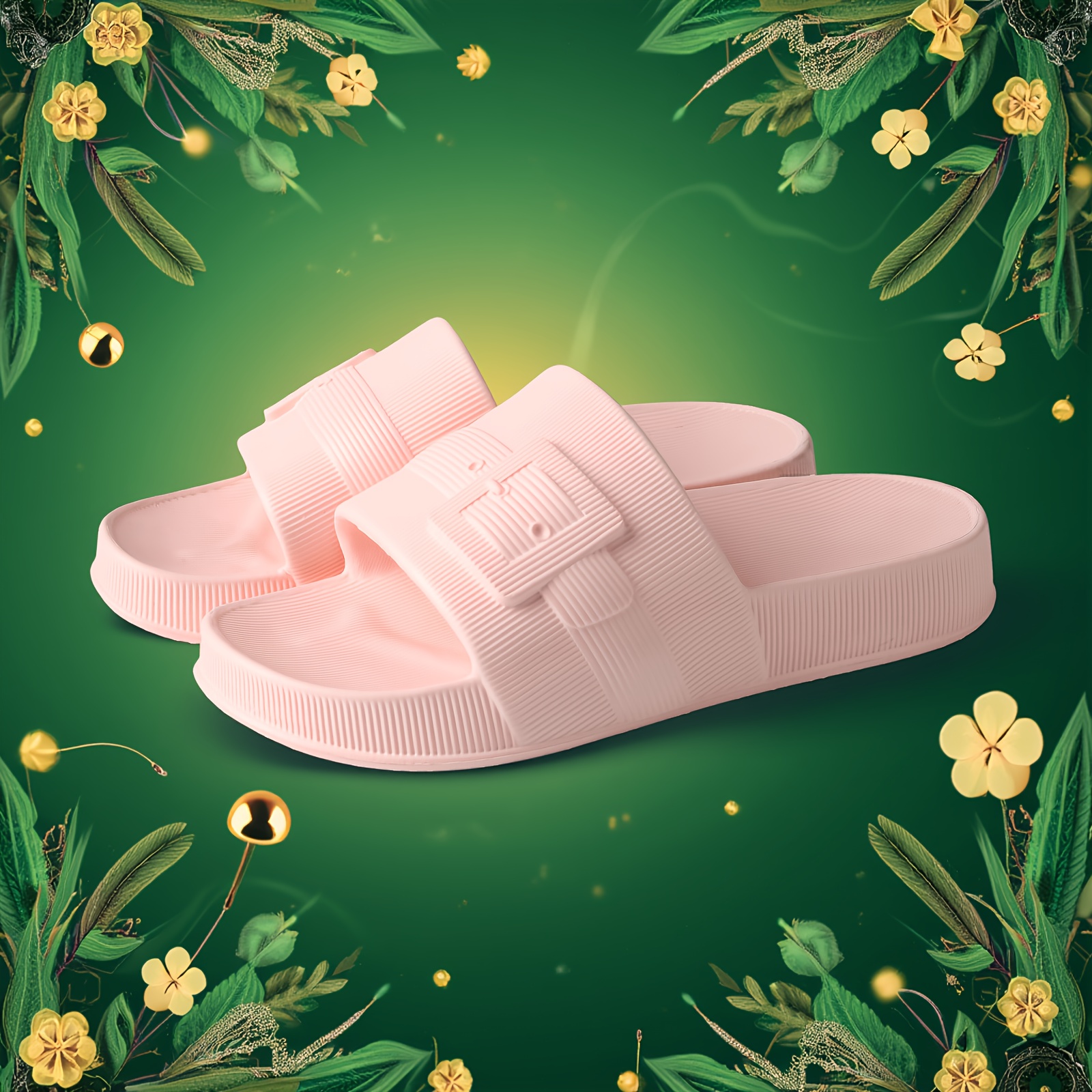 Image of Tma Eyes Spring Seasonal New Product Trendy And Fashionable Bathroom Anti Slip Thick Bottom Comfortable Beach Slippers And Sandals, Women Shoes