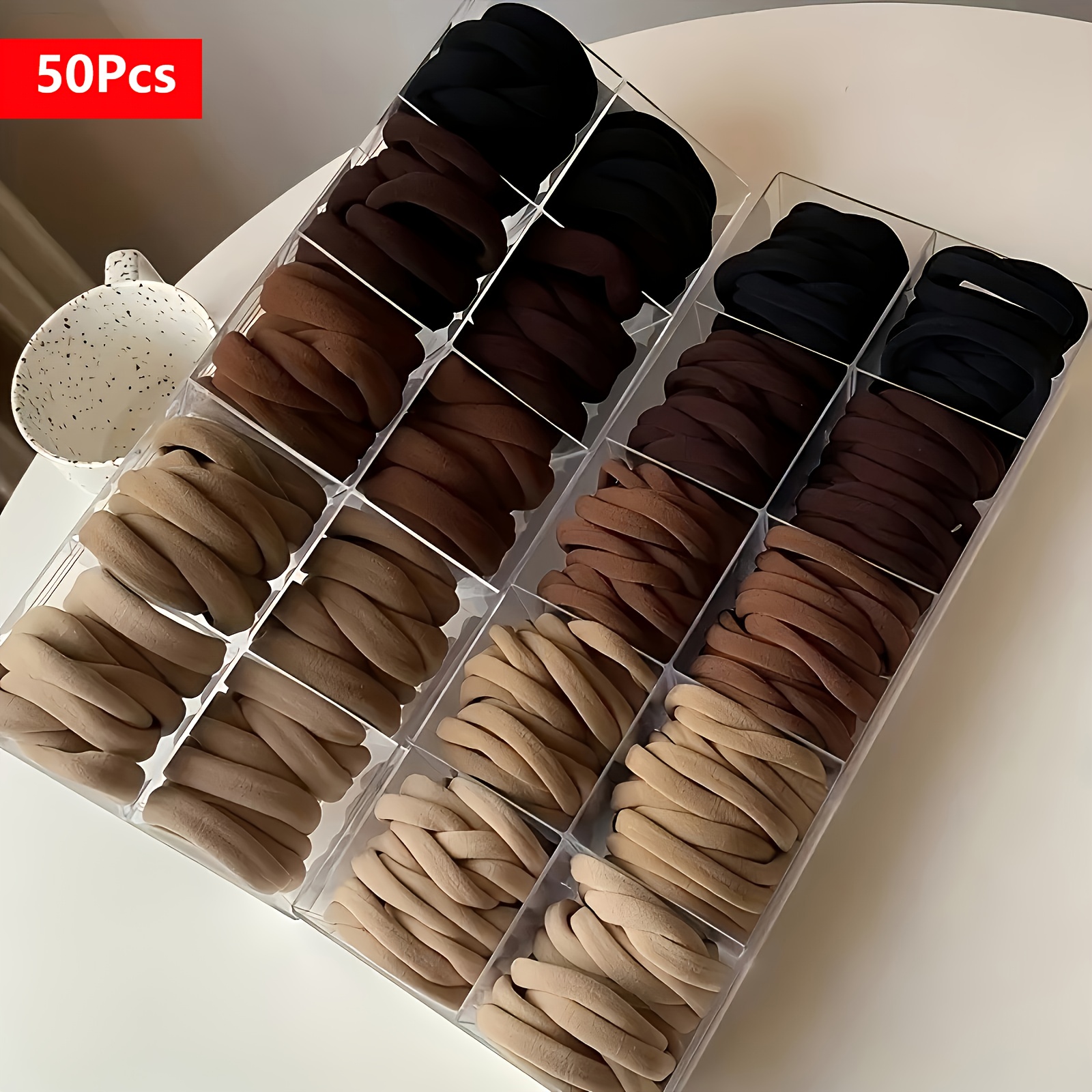 набір з 50 жіночих гумок для волосся та нековзних пов’язок - Temu Ukraine