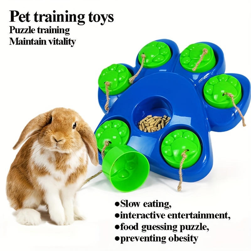 

Pet Interactive Puzzle Toy: Rabbit's Food Guessing Puzzle - Slow Eating, Interactive Entertainment, Made Of High-strength Engineering Plastics