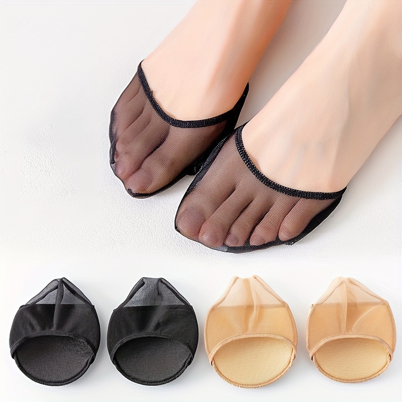 Chaussettes Invisibles Antidérapantes - Lot De 8 Paires - Avec Coussinet Silicone - Pour Femmes Et Hommes