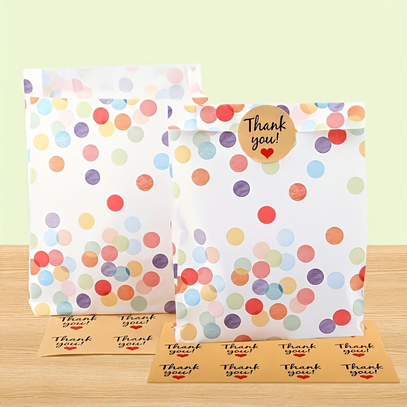 Image of 12pcs Bohemian-themed Party Favor Bags Suitable For Birthdays, Weddings, Camping - Multicolor Label Compatible Gift With Decorations, Paper Gift Bags For & For Themed Events
