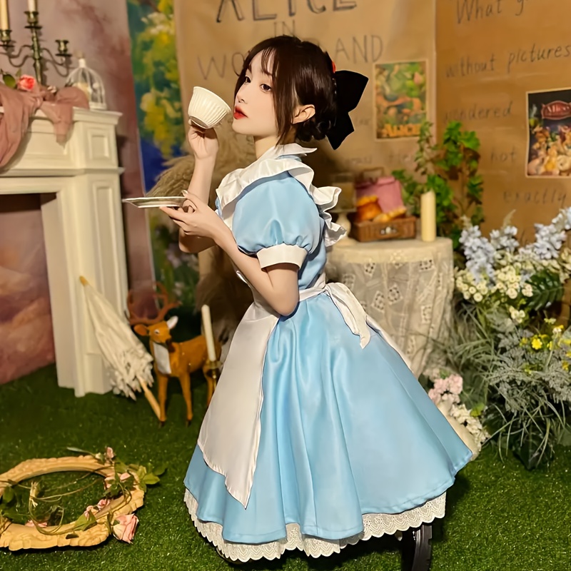 3pcs set french sweet costume womens anime - Temu Bahrain