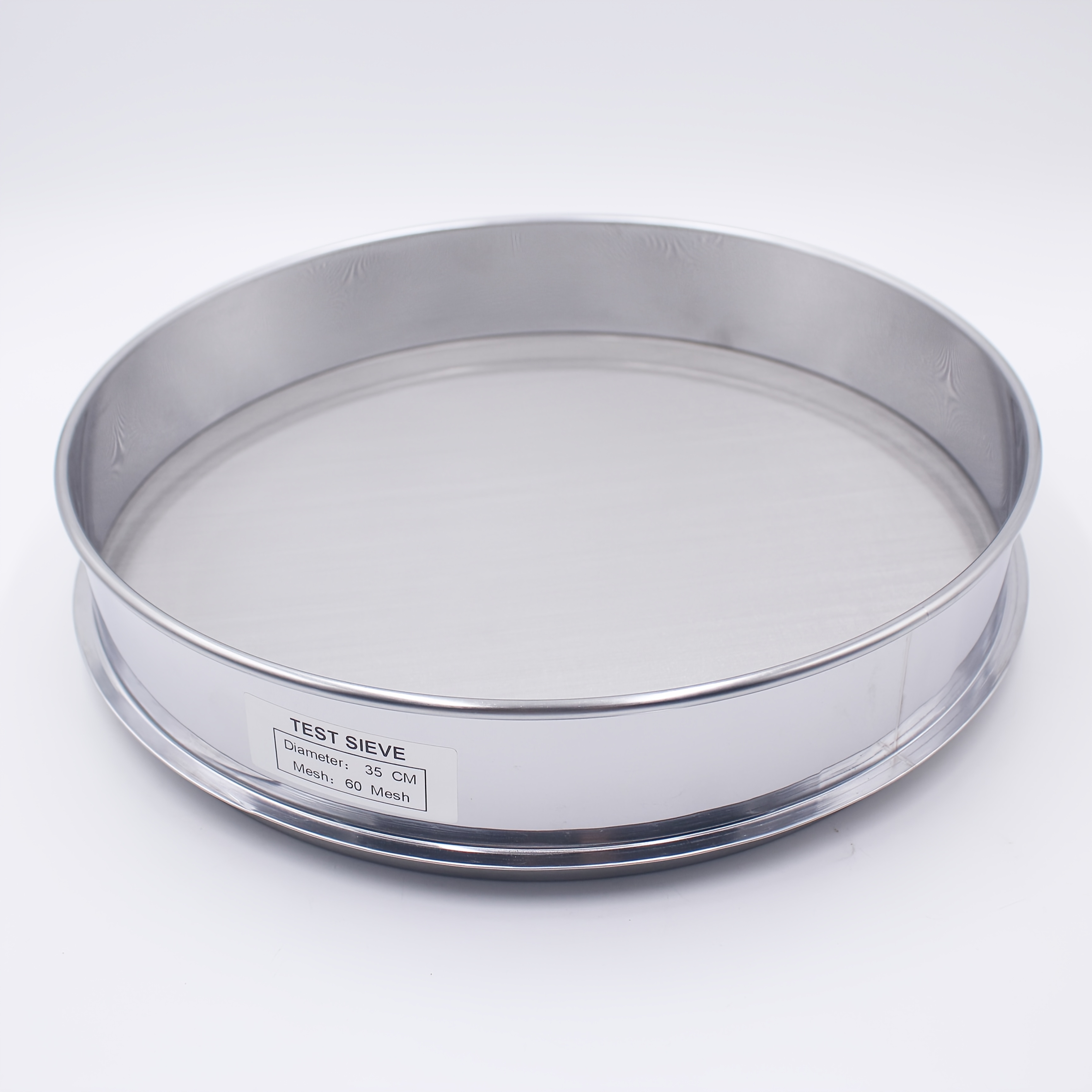 304 stainless steel sieve 6   100 200 325 mesh diameter 35cm 13 77 inches durable and   resistant filter for sifting screening and straining   gardening laboratory testing and diy projects