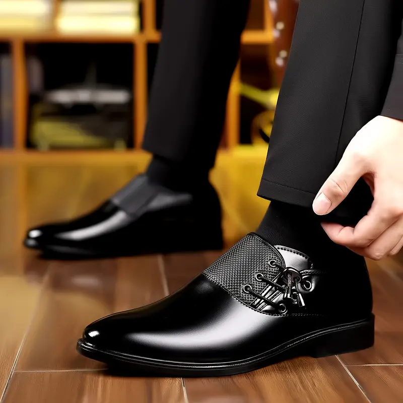 plus size mens solid color dress shoes comfy - Temu plus size mens solid color dress shoes comfy - Temu
