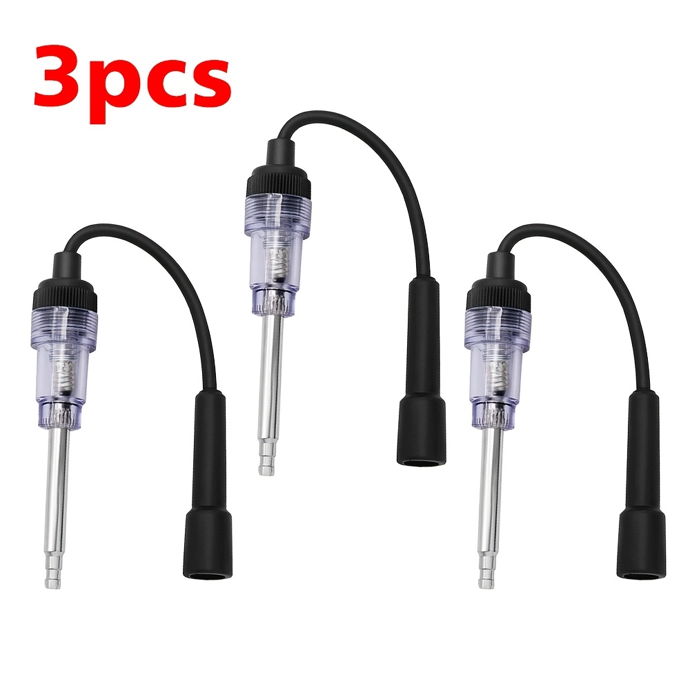 TEMU Set Of 3 Spark Plug Testers, Engine Ignition Coil Tester, Automotive And Lawn Mower Engine Diagnostic Tool