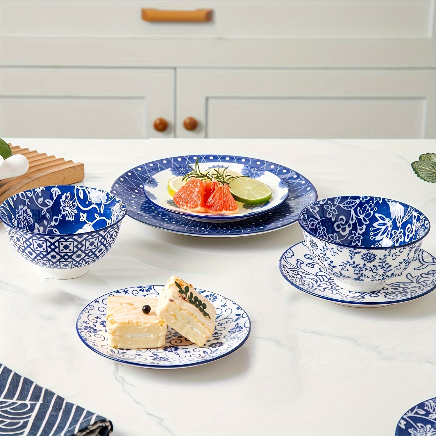 6pcs inch ceramic dessert plates set small appetizer Temu Canada