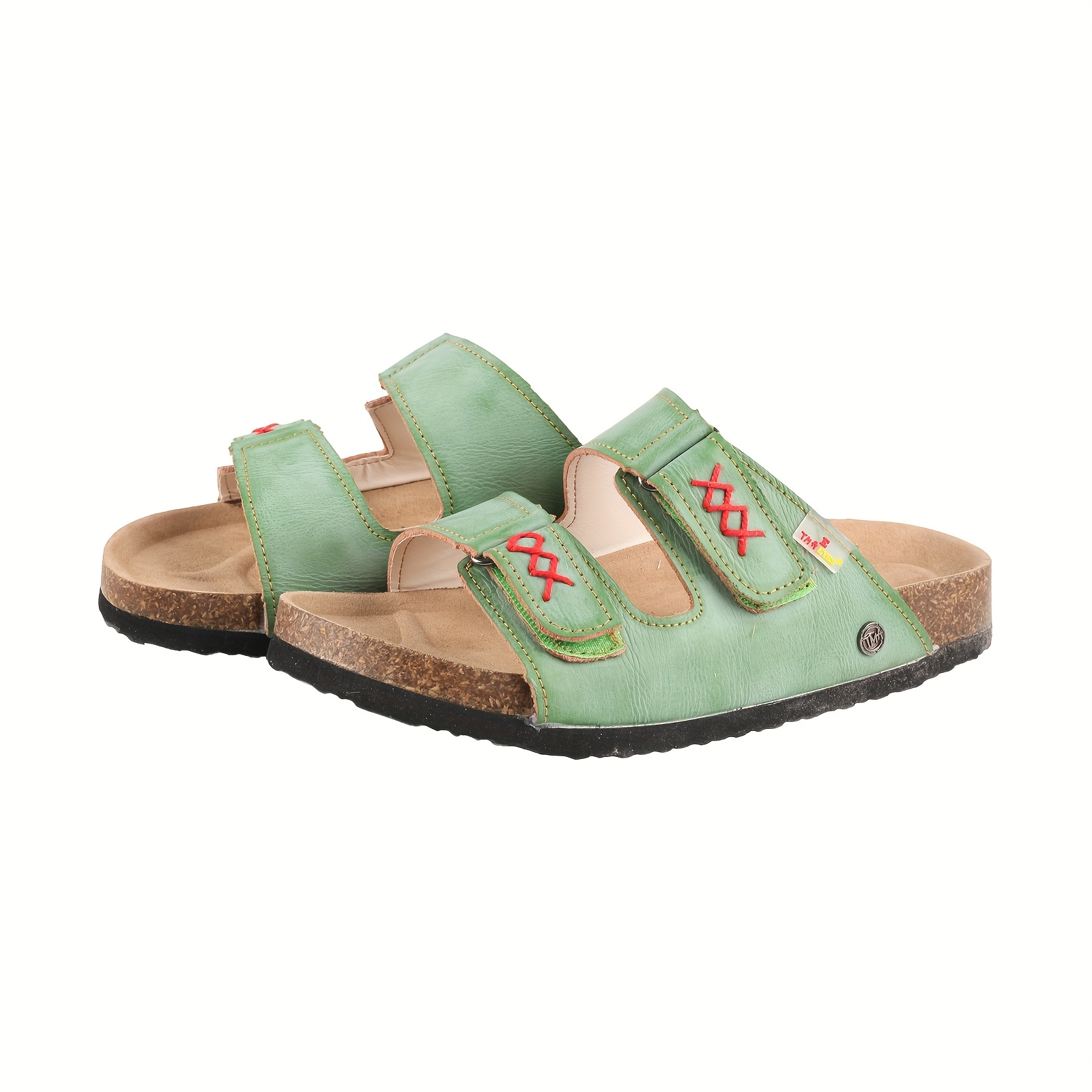 womens leopard print flip flops open toe summer sandals with non   thick platform sole cushioned eva tpr outsole slip on   for women   everyday formal use cute sandals Product details 6