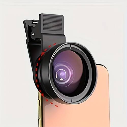 ¡ tu fotografía con smartphone al nivel con de lente hd 0.45x y super macro 12.5x!