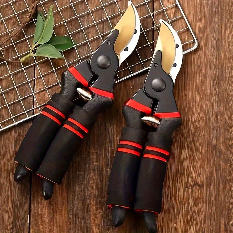 1pc professional pruning shears for branch cutting modern style carbon steel garden clippers 8 27 inches sharp sk 5 blade comfort grip handle durable tree trimmer ideal for home garden floristry tools details 1