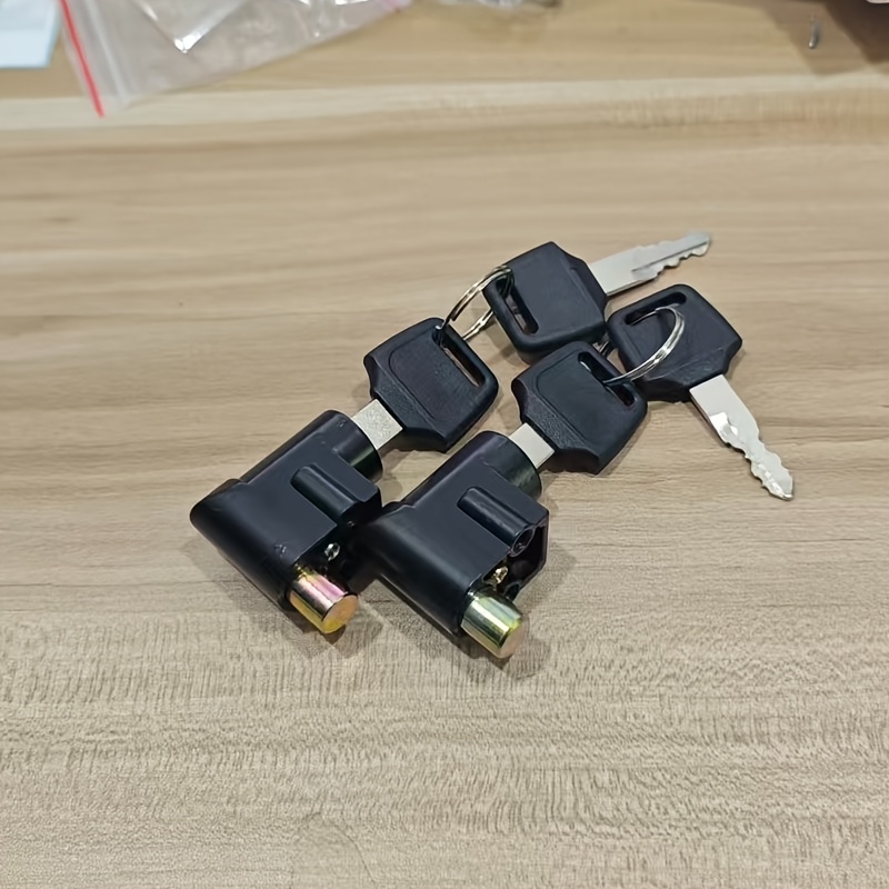 TEMU Vélo électrique E-Bike Véhicule électrique Boîtier de batterie Serrure Serrure à grande tête Véhicule électrique Serrure de batterie, batterie