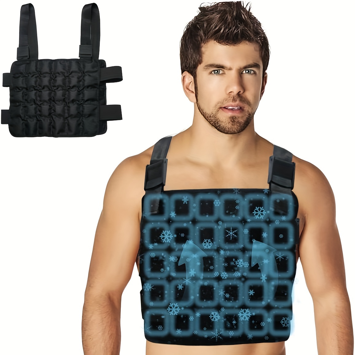 

Cooling Vest With Built-in Ice Pack - Breathable, Adjustable For & Outdoor Activities