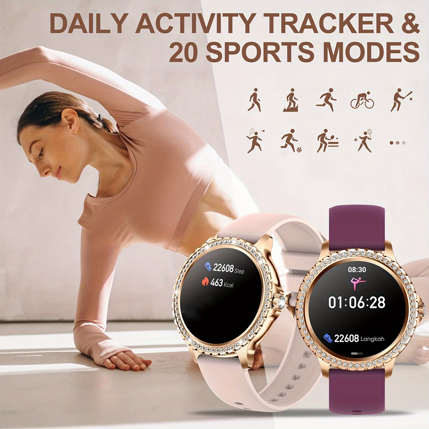 fashion casual elegant smart watch wireless call Temu