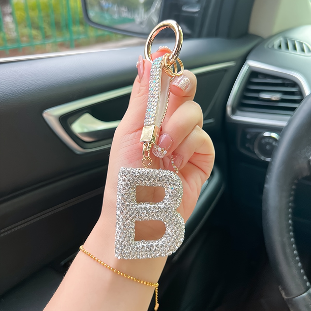 Bracciali con lettera strass - Gioielli - Bracciali e cavigliere